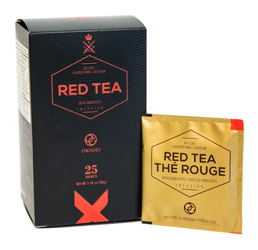 Organo Red Tea with Ganoderma